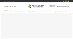 Desktop Screenshot of himalayanweb.com